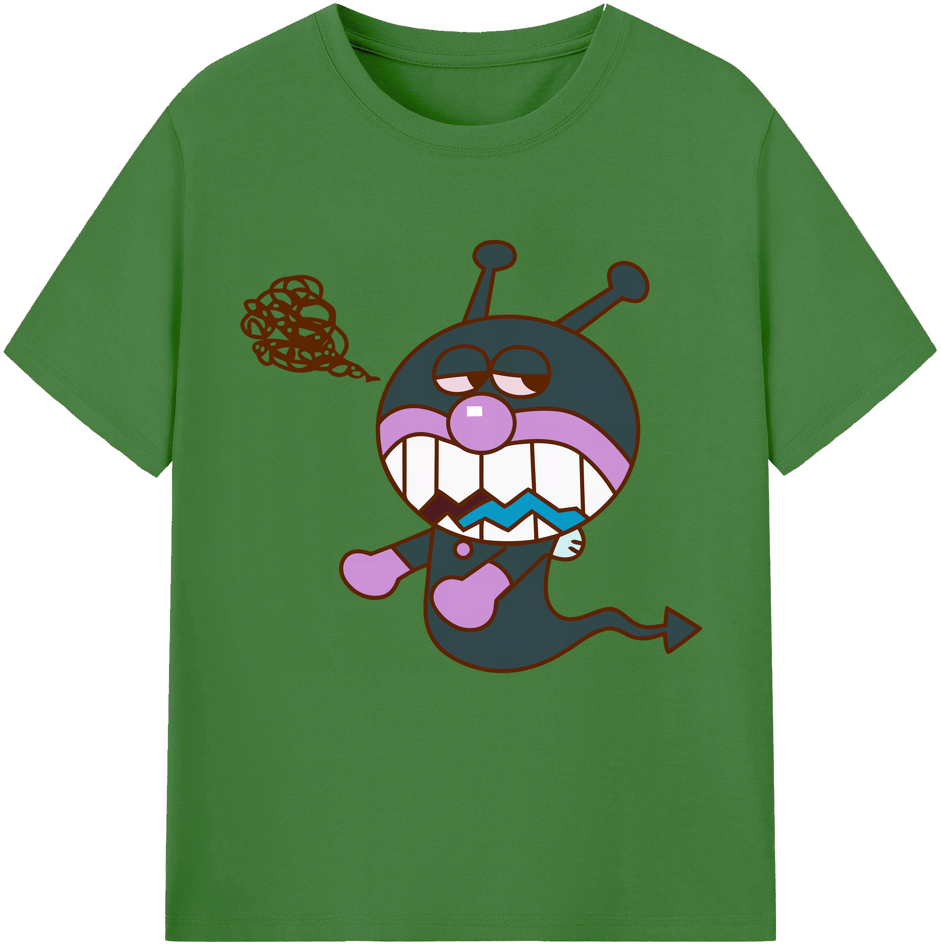 （画像用） アンパンマン Anpanman レディースカジュアルプリントTシャツ（綿100％）